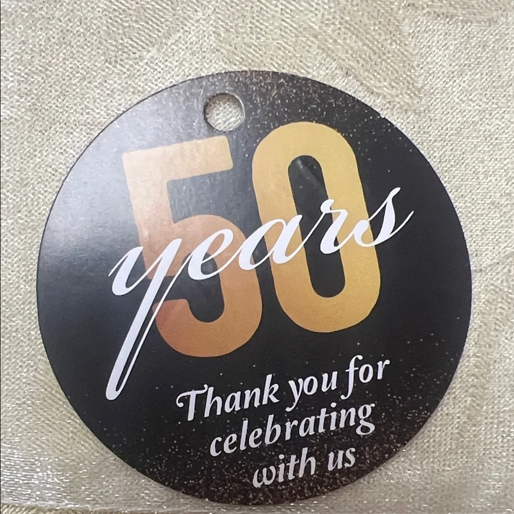 Gold 50th Anniversary Key Bottle Openers